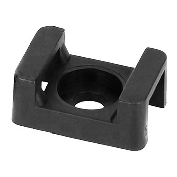 Mocowanie Uchwyt Opaski Zaciskowej Kablowej 22x16mm UV 100 Sztuk Czarny