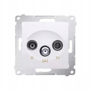 KONTAKT SIMON 54 Gniazdo Antenowe RTV-SAT Końcowe Podtynkowe BIAŁE