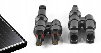 Konektor Złącze Solarne Dwójnik MC4 1000V DC 32A do Paneli Słonecznych