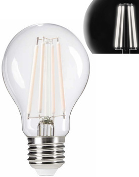 Kanlux Żarówka LED Ozdobna Biały Filament 8,5W=75W E27 Duży Gwint Ciepła