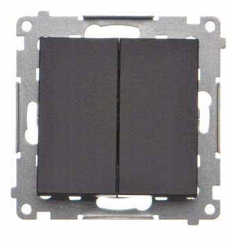 Simon 55 Przycisk Podwójny Zwierny Bez Piktogramu