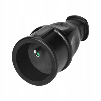 Gniazdo Warsztatowe z Uziemieniem Czarne Bolec