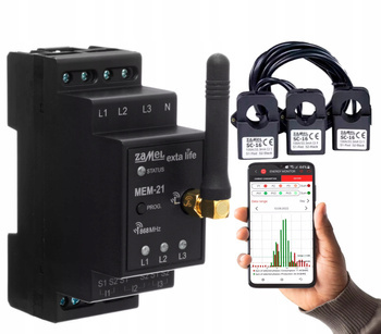 ZAMEL Monitor energii elektrycznej Prądu EXTA LIFE