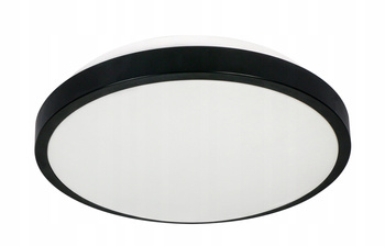 Lampa Sufitowa Plafon SELENE na Dwie Żarówki Duży Gwint E27 60W IP54 Czarny