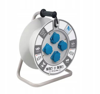 PAWBOL Zwijak Kabla Bęben Nawijak IP44 4x 16A 250V