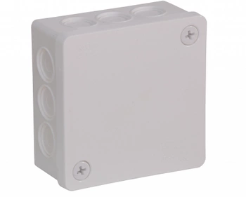 VIPLAST Puszka Natynkowa Hermetyczna 12-Wlotowa 86x86x40 mm Biała 1szt