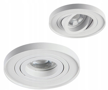 Kanlux Oczko Oprawa Pierścień Ruchomy Tiny Bord Biały 10W Aluminium