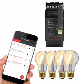 Radiowy odbiornik 4-kanałow ROM-24 EXTA LIFE ZAMEL