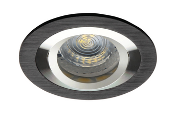 KANLUX Oczko Oprawa Halogenowa LED Sufitowa Ruchoma SEIDY GU10 10W Czarny