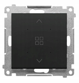 Simon 55 Grupowy Sterownik Roletowy Czarny MAT