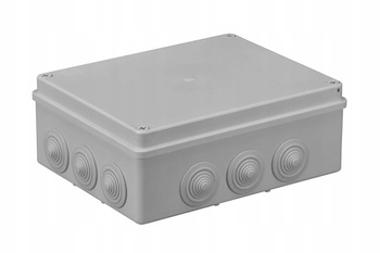 PAWBOL Puszka Instalacyjna Natynkowa z Dławikami 240 x 190 x 90 mm IP65