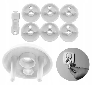 6x Blokada Gniazdka Kontaktu Zabezpieczenie typ E