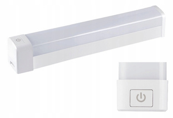Lampa Ścienna LED z Włącznikiem 20W Neutralna 80cm Bialy