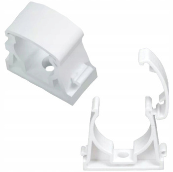 Uchwyt Kablowy Zamykany do rur Uniwersalny U-16 16mm Biały 1szt