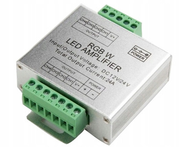 Wzmacniacz Sygnału LED RGBW 24A 288W 12V IP20 5-24V