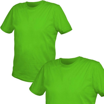 T-shirt Koszulka Bawełniana Zielona Uniwersalna Męska L (52) Hoegert
