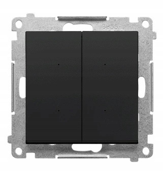 Simon 55 GO Sterownik Podwójny Oświetlenie SWITCH D Sterowane WIFI Czarny