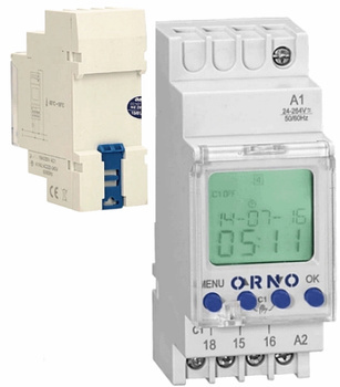 Wielofunkcyjny Elektroniczny Programator Czasowy Astronomiczny na Szynę DIN