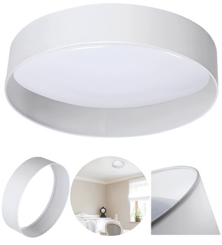 Kanlux Lampa Sufitowa LED Plafon RIFA 17,5W Biała Ciepła 3000K Biały