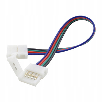 Złączka Łącznik LED do Taśm RGB 10mm Dwustronna z Przewodem