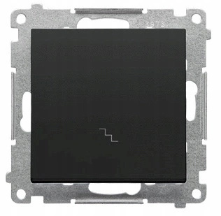 Simon 55 Włącznik Łącznik Schodowy 10AX Czarny MAT