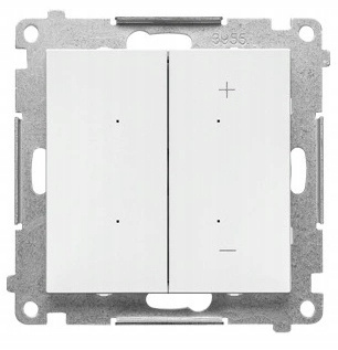 Simon 55 Ściemniacz do Pasków RGBW DIMMER 12-24V sterowane WIFI Biały Mat