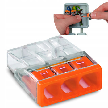 WAGO Szybkozłączka 3x0,5-2,5 mm2 Złączka Kostka