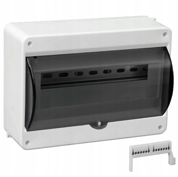 Obudowa rozdzielnia natynkowa S-12 z szybką C.2073