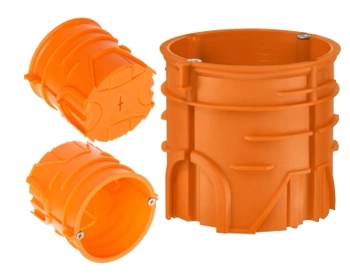 Puszka Elektryczna Podtynkowa do Łączenia Głęboka Wkręty 60mm 1 szt. SIMET