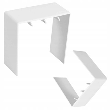 Łącznik Prosty do kanału kablowego korytka LPRO 60x130mm Biały