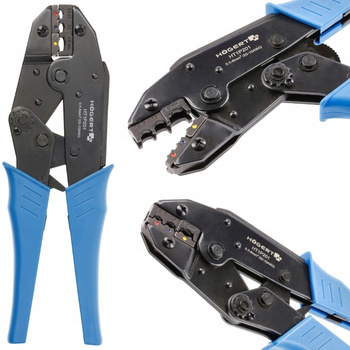 Zaciskarka Szczypce Do Końcówek Izolowanych 0,5-6,0mm 220mm HOEGERT