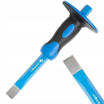 Przecinak Płaski Murarski Z Osłoną Do Kucia Do Betonu 19 x 255 mm Hoegert