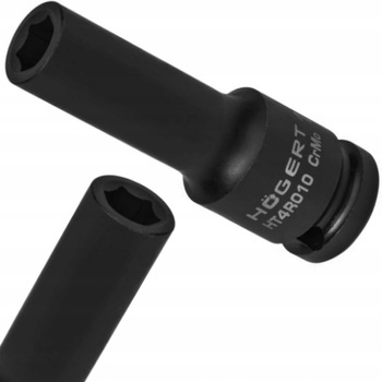 Klucz Nasadowy Nasadka Udarowa Nasadowa Długa 1/2" 10 mm Hoegert