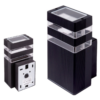 Kinkiet Zewnętrzny Oprawa Elewacyjna LED Lampa Ogrodowa IP54 Czarna 35W