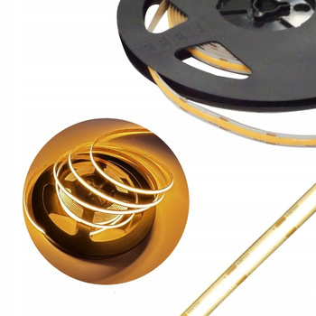 Taśma LED Jednolite Żółte Światło Neon Rolka 5m Podświetlenie Mebli 45W