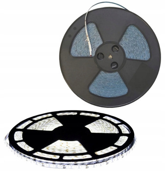 Taśma LED 25m 12V 240W Barwa Zimna 6500K Dekoracyjna IP63