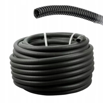 Peszel Rura Karbowana do Kabli UV Czarny 320N 32/25 mm 25m PAWBOL