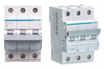 HAGER Wyłącznik nadprądowy Bezpiecznik 3P C 32A