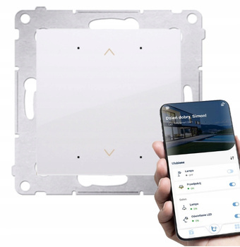 Simon 54 GO Sterownik SHUTTER do Żaluzji Rolety Sterowany WIFI Biały