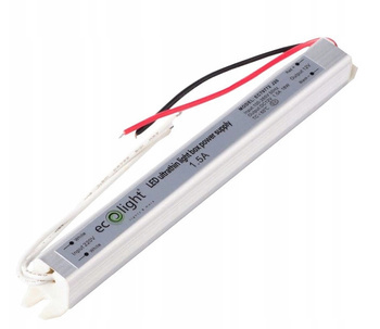Zasilacz Meblowy Do Taśm LED SLIM 18W 12V 1,5A