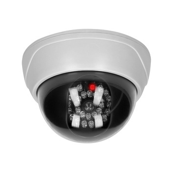 Atrapa Kamery Kamera Kopułkowa Dioda Monitoringu CCTV na Baterie