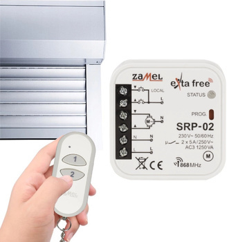 Bezprzewodowy sterownik rolet na Pilot ZAMEL EXTA