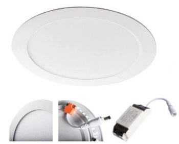 kanlux Oczko Sufitowe LED Oprawa Oświetleniowa ROUNDA 18W Biała Ciepła