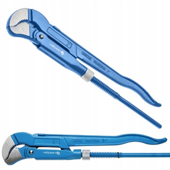 HOEGERT Klucz Hydrauliczny Szwedzki Nastawny Żaba Do Rur Typ S 95 x 640 mm