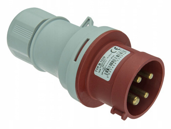 Wtyczka Siłowa Przenośna 16A 4P 400V IP44