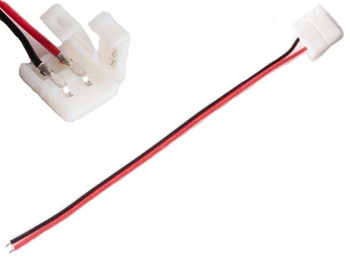 Złączka LED MONO 10 mm jednostronna z przewodem 10cm IP20