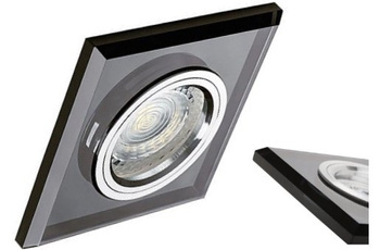 KANLUX Oczko Sufitowe Oprawka Punktowa Ozdobna Szkło MORTA 10W 12V Czarna