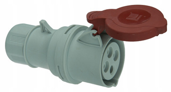 Gniazdo siłowe przenośne 16A 4P 400V IP44