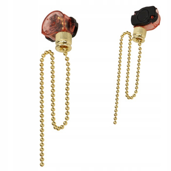 ORNO Wyłącznik pociągany 3A złoty WC-1K/ZŁOTY