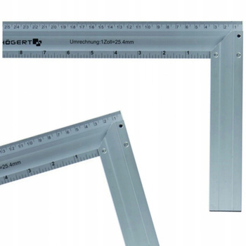 Kątownik Uniwersalny Aluminiowy Ciesielski Stolarski 350 x 190 mm Hoegert